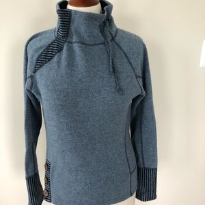 Prana blue wool sweater Size Small